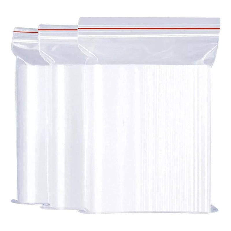 Pack 200 Bolsas Herméticas Transparente 8.5x12 Bolsa Plastic