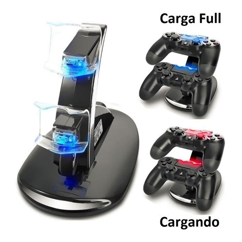 Cargador Doble Control Ps4 Cargador De Joystick Mando Ps4