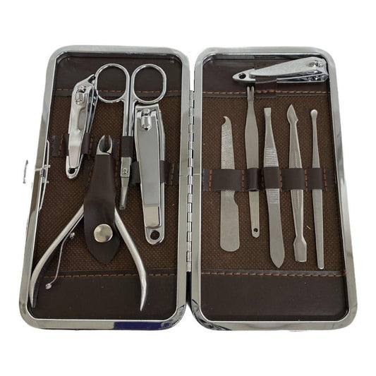 Set Manicure Permanente 10 Pieza Corta Cuticulas Profesional