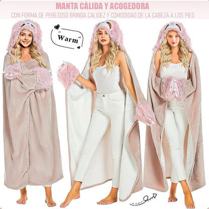 Poleron Chiporro Mujer Manta Polar Poleron Invierno Frazada