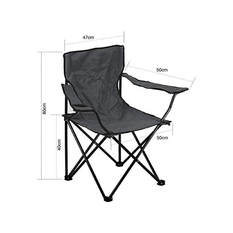 Silla Plegable Camping Picnic Para Playa Sillón Con Funda