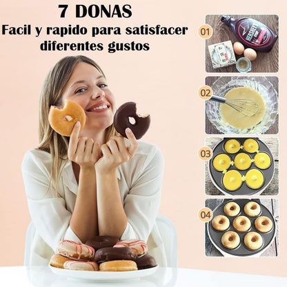 Maquina Para Mini Donas Rosquilla Antiadherente Mini Donuts
