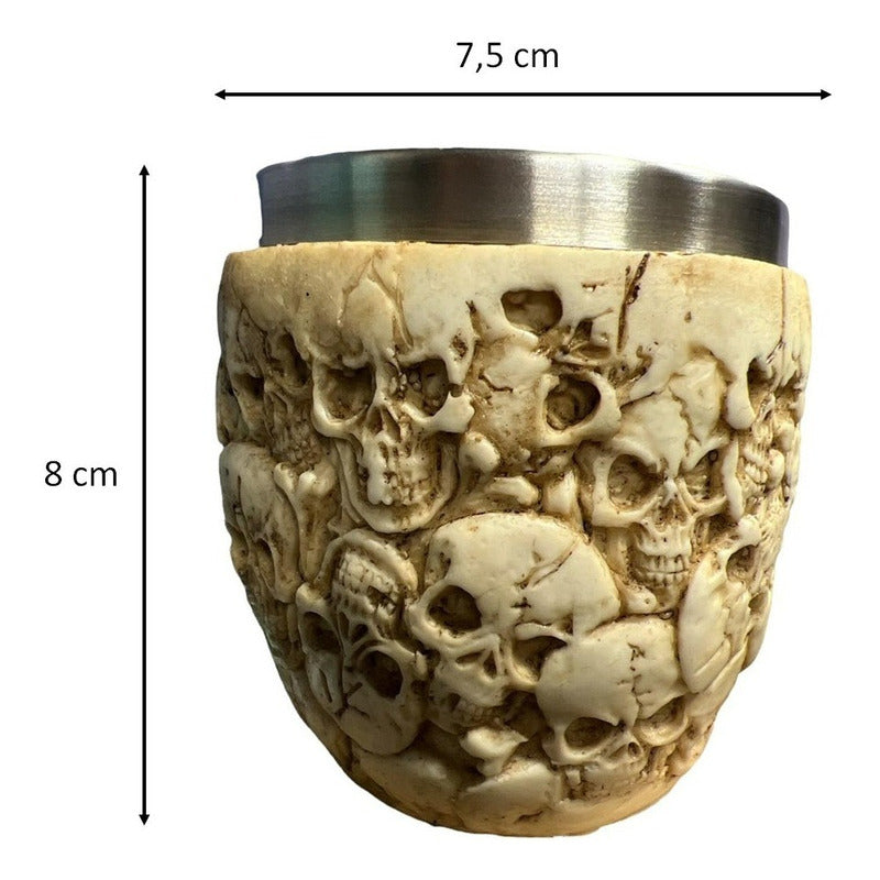 Vasos Shot Shoperos Cerveceros Taza Calavera Vaso Shopero