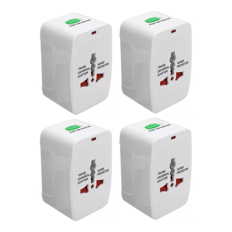 Pack X4 Adaptador Enchufe Americano Enchufes Adaptadores Eur