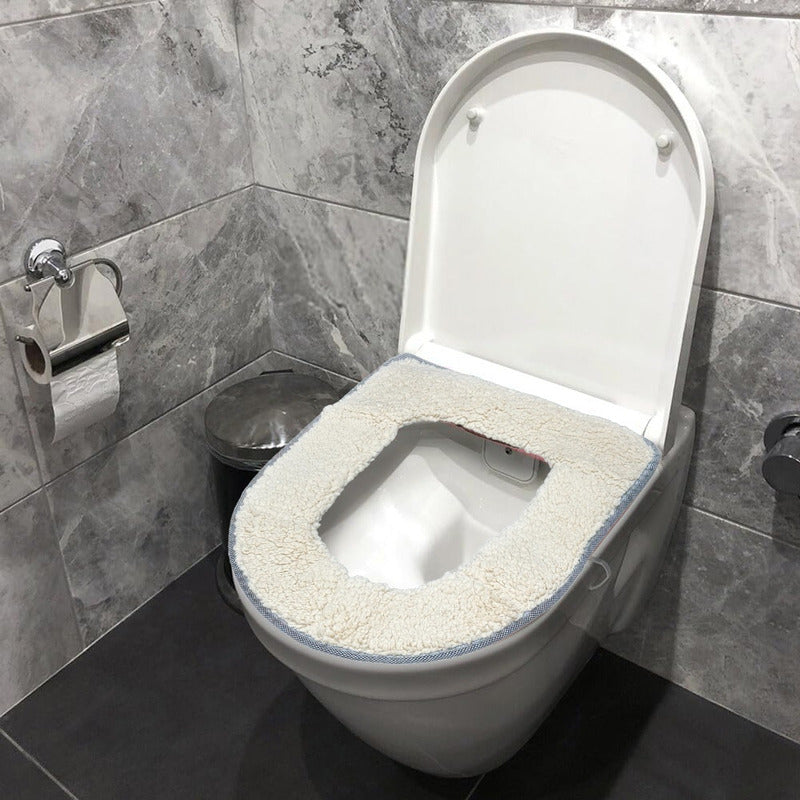 Funda Cubre Asiento Inodoro Tapa Baño Asiento Wc Invierno