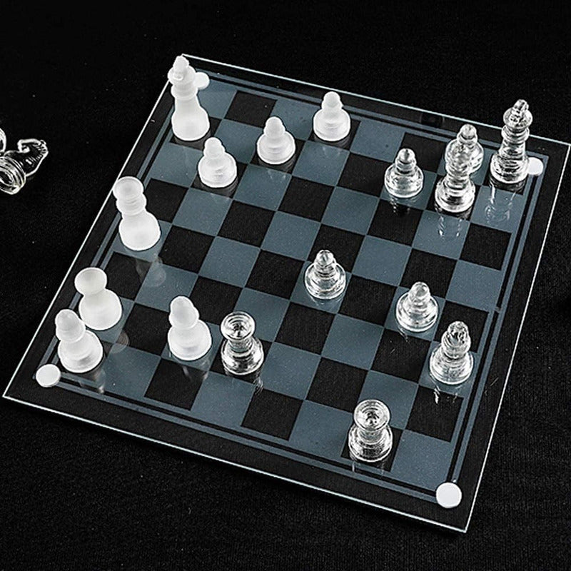 Tablero Ajedrez Juego Ajedrez Tablero Ajedrez De Cristal
