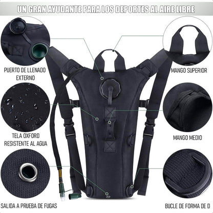 Pack Mochila Para Agua Mochila Camelback Hidratante+bolsa