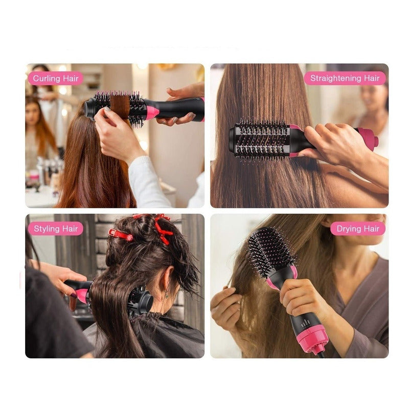 Cepillo Alisador Y Secador Cepillo 3 En 1 Peine Antifrizz
