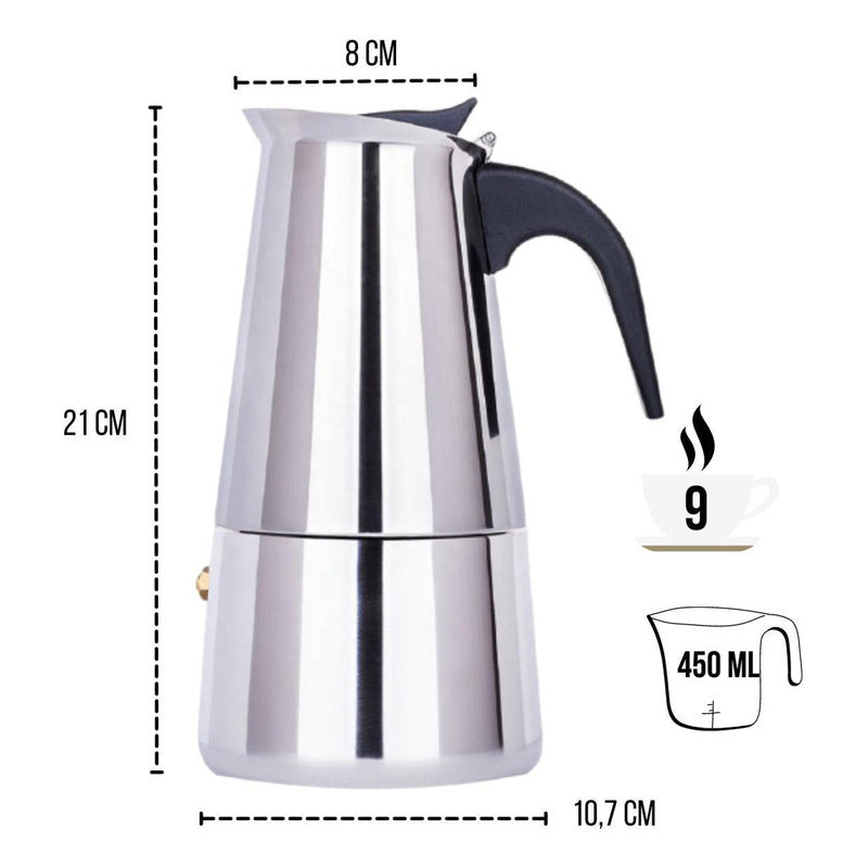 Cafetera Manual Italiana Cafetera Espresso Para 9 Tazas