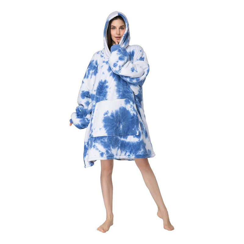 Pijama Invierno Pijama Polar Mujer Camisa De Dormir Polar - Azul oscuro / UNICA