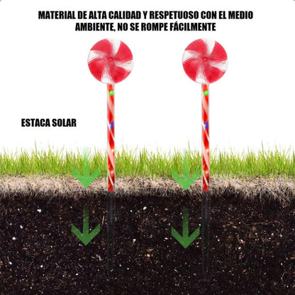 Pack X5 Estacas Solares Luces Navideñas Luces De Navidad Arcashopping Luces Terraza Luces Navidad Luces De Navidad Exterior Luces De Navidad Solares Guirnaldas Solares Exterior Luces Navidad Exterior