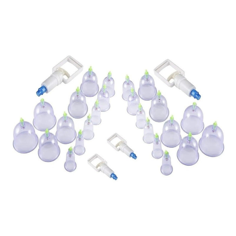 Pack X24 Ventosas Chinas Ventosas Al Vacío Masajes Y Terapia
