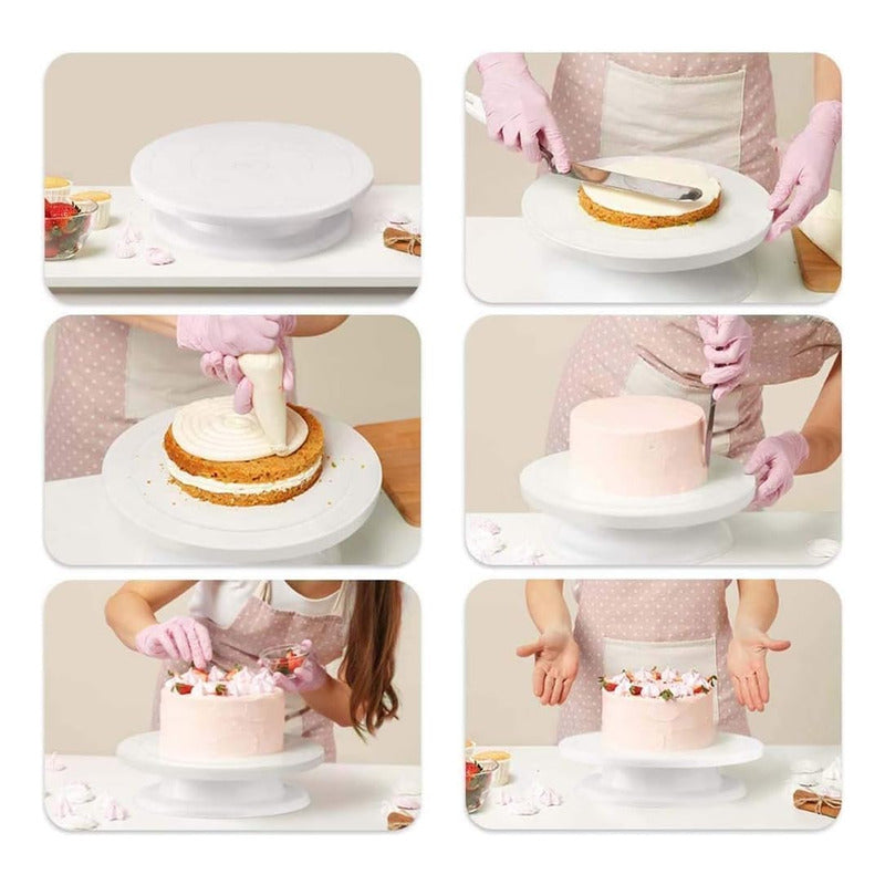 Plato Giratorio Torta Tortero Exhibidor Porta Torta Bases Para Tortas Base Arcashopping Base Giratoria Bailarina Giratoria 360 Para Torta Blanca 28cm