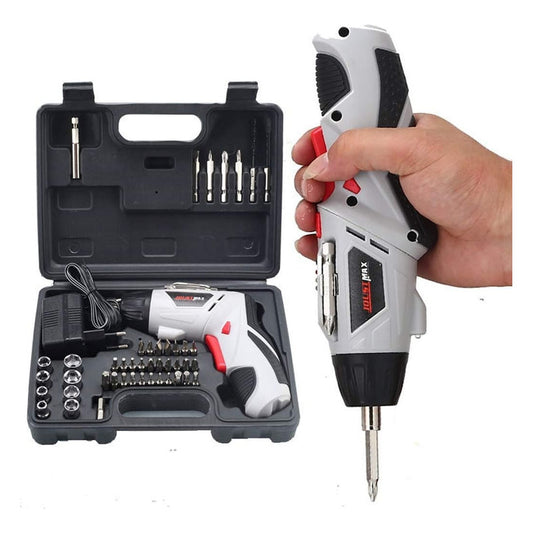 Atornillador Eléctrico Atornillador Inalambrico + Set 45 Pz