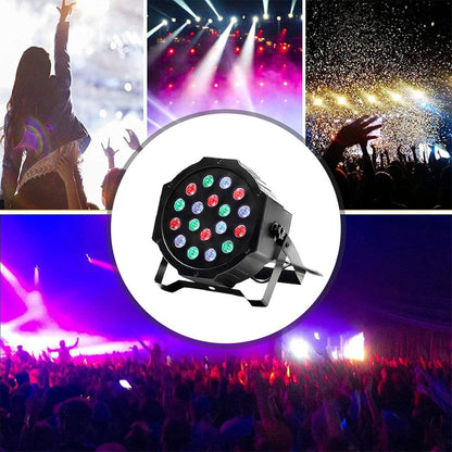 Luces Discoteca Luces De Fiesta Par Led Rgb Dmx Bola Rbg 18l