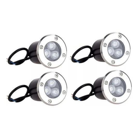 X4 Focos Embutidos Led Focos Embutidos Focos Piso 3 W Exteri