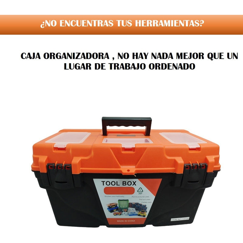 Caja Para Herramientas Porta Herramientas Plástica Organizad