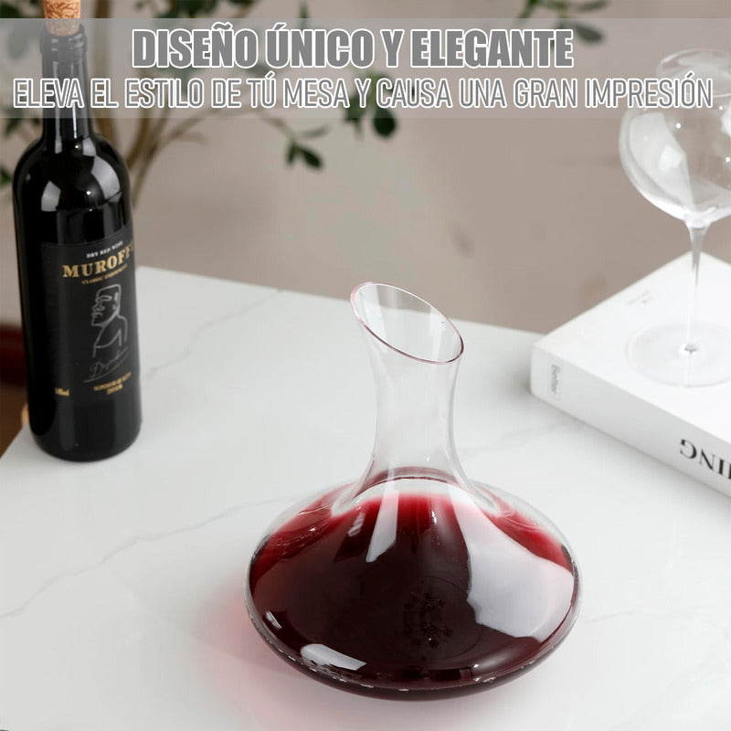 Decantador De Vino Aireador Vino Aireador De Vino 1.5 Litros Arcashopping Decantador Vino De Cristal Aireadores De Vino Resistentes Jarra Para Vino Decantador Vino De Vidrio