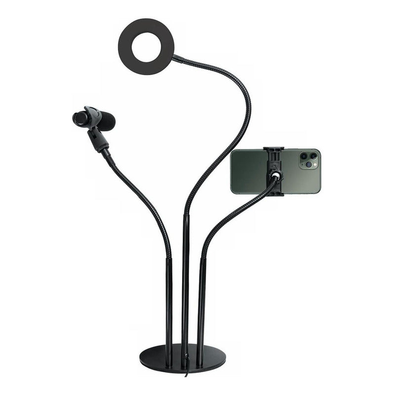 Aro De Luz Fotografia 3 En 1 Aro Luz Led Iluminación Fotogra