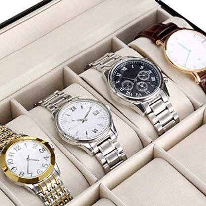 Organizador De Relojes Caja Para Guardar Reloj Estuche 24pza