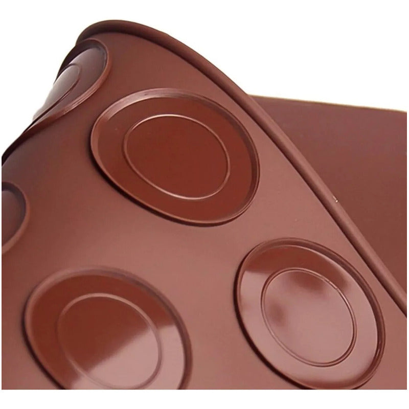 Molde Silicona Tapete Silicona Macarons Lamina Para Horno 30