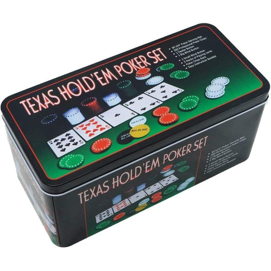 Set Poker Juego De Mesa 200 Fichas Naipes Fichas Poker