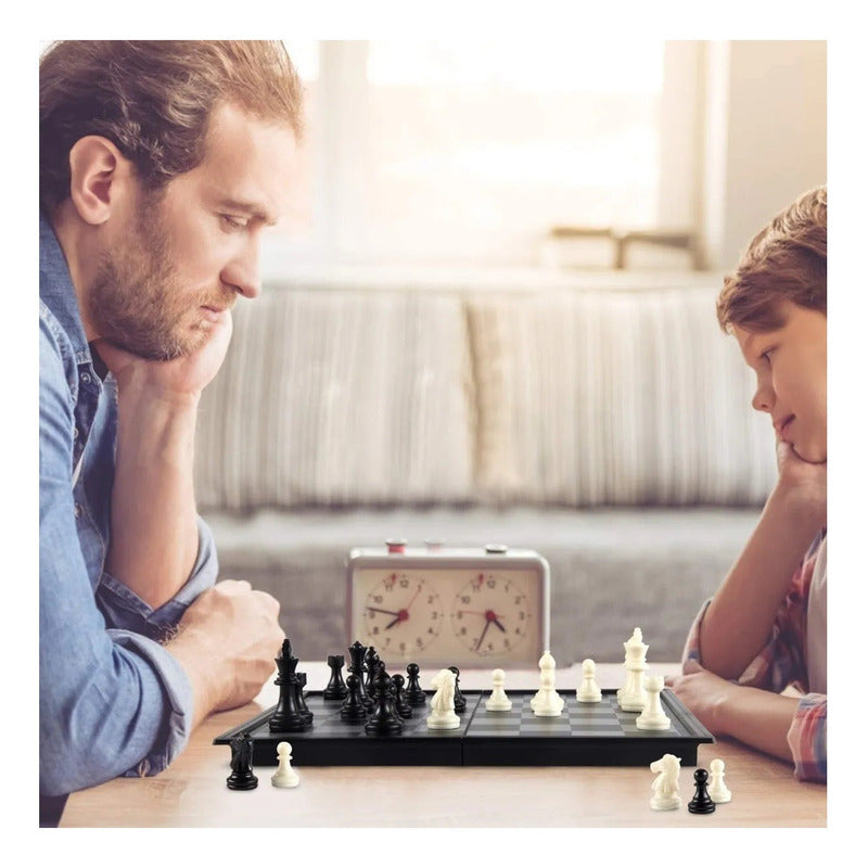 Tablero Ajedrez Plegable Ajedrez Magnético Juego De Ajedrez