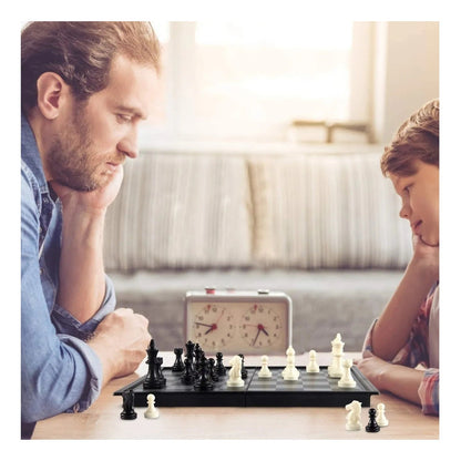 Tablero Ajedrez Plegable Ajedrez Magnético Juego De Ajedrez