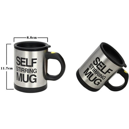 Pack X2 Tazon Con Revolvedor Tazon Mug Tazon Electrico Cafe