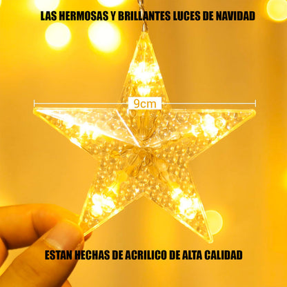 Luces Led Navidad Guirnalda Cortina Led Cascada Navideña