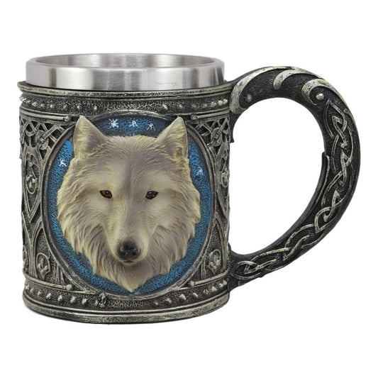 Tazon Grande Tazon Lobo Game Of Throne Tazon Mug Acero Inox