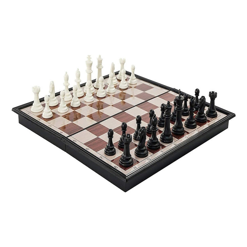 Tablero Ajedrez Plegable Ajedrez Magnético Juego De Ajedrez