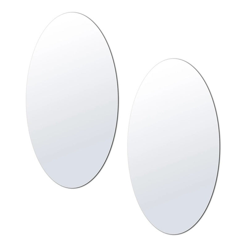 Set 2 Lamina Espejo Adhesivo 20x30cm Espejo Decorativo Vinil