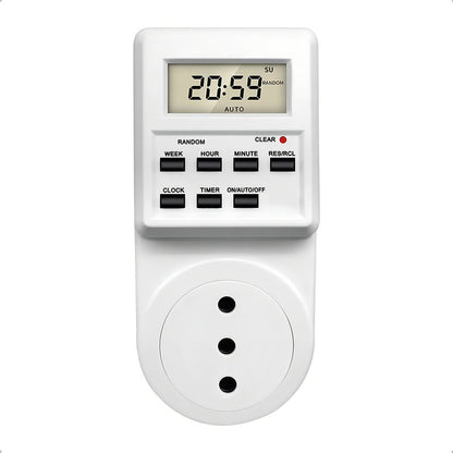 Enchufe Timer Digital Programable Temporizado 24h Timer Enchufe Digital 230v 3500w Arcashopping Enchufe Digital Enchufe Programable Temporizador Dimmer 24hrs Enchufe Inteligente