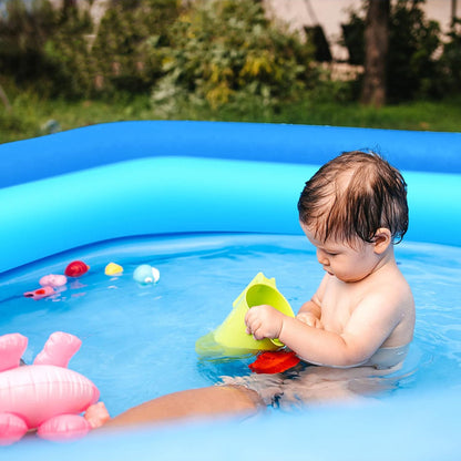 Piscinas Para Niños Piscina Pequeña Bebe Piscinas Infantiles Arcashopping Piscina Inflable 150x100x50cm Piscina Rectangular Para Niños Piscina Para Bebes 3 Anillos Piscinas Inflables Azul
