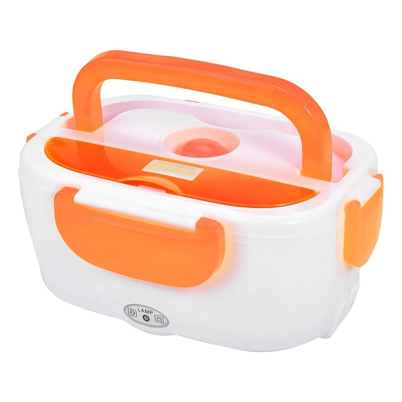 Lonchera Electrica Portatil Calentador Portatil Lunch Box Color Naranja