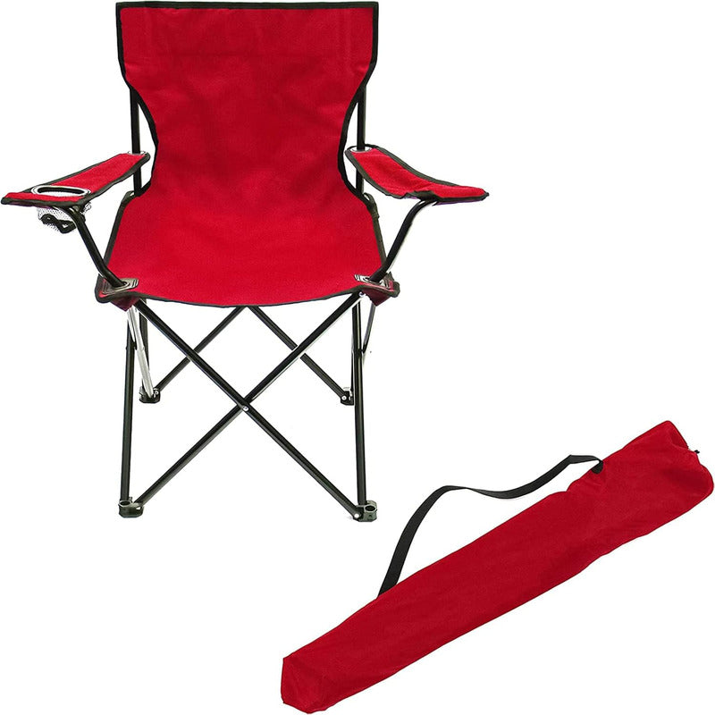Silla Plegable Camping Picnic Para Playa Sillón Con Funda
