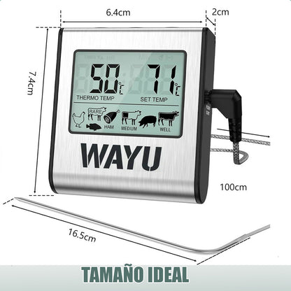 Termometro Para Carne Termómetro Digital Wayu Termometro Wayu Arcashopping Termometro De Cocina Termometro Horno Wayu Termometro Para Alimentos Wayu Termometro Digital Para Horno