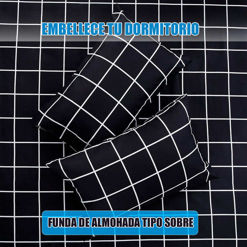 Juego De Sábanas Sabanas 2.5 Plazas Sabana Fundas Almohadas