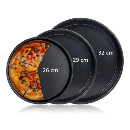 Pack X3 Molde De Pizza Molde Redondo Para Pizza 26,29,32cm