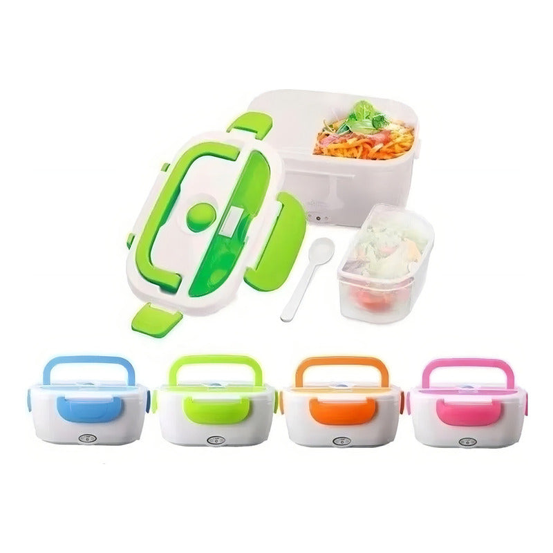 Lonchera Electrica Portatil Calentador Portatil Lunch Box Color Naranja