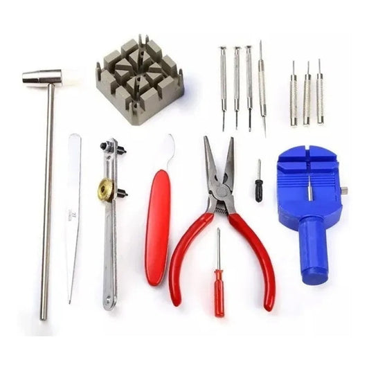 Kit 16 Piezas De Herramientas De Relojeria Herramientas Relo
