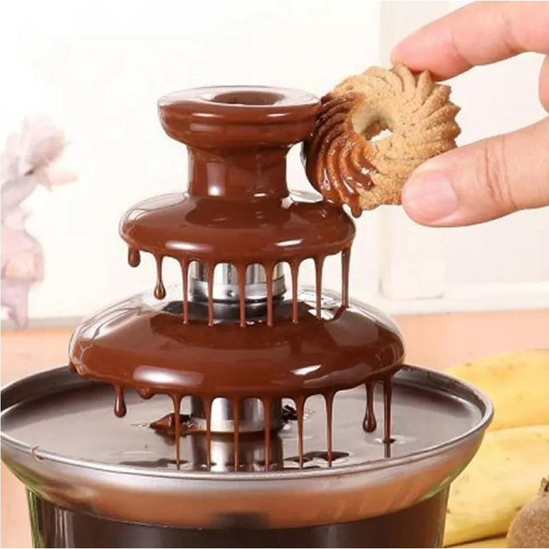 Mini Máquina Eléctrica En Cascada Para Fondue De Chocolate