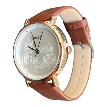 Reloj De Pulsera Análogo De Mujer Reloj Kezzi Casual Elegant