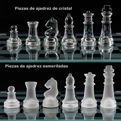 Tablero Ajedrez Juego Ajedrez Tablero Ajedrez De Cristal