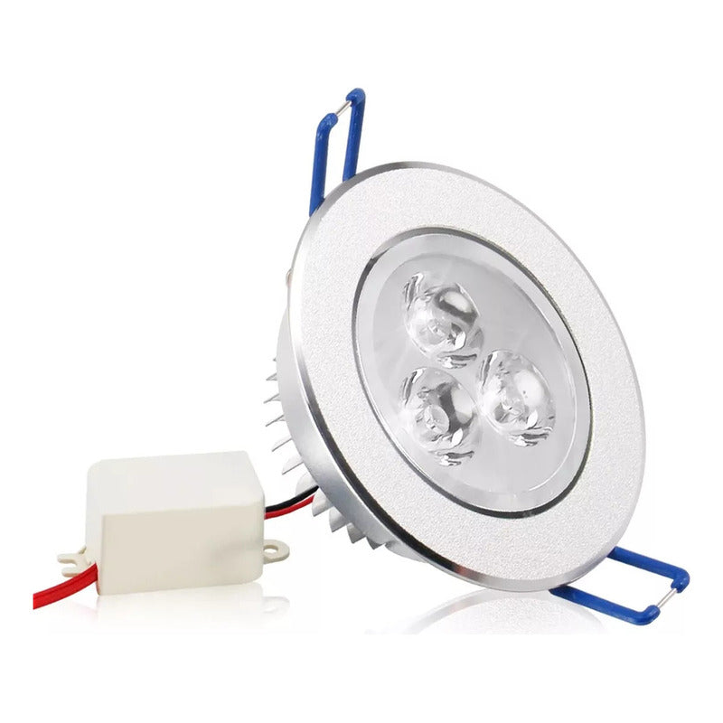Ampolleta Led Embutido Foco 3w Led Ampolleta Luz Blanca Led Arcashopping Foco Led Embutido Luminaria Led 3w Focos Embutidos Led