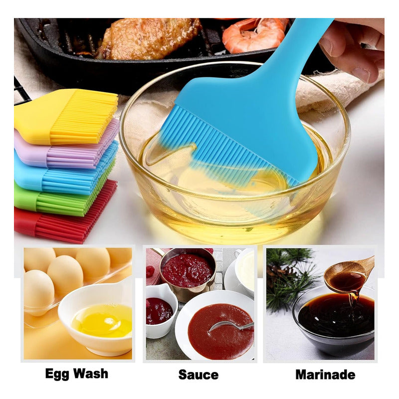 Brocha De Silicona Para Reposteria Cocina Pincel Asado Broch