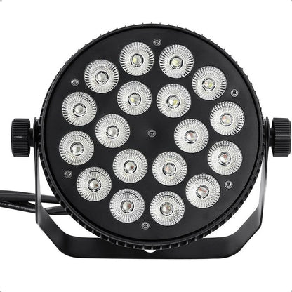 Luces De Fiesta Led Rgb Luz De Discoteca 18 Led Luz Led Foco