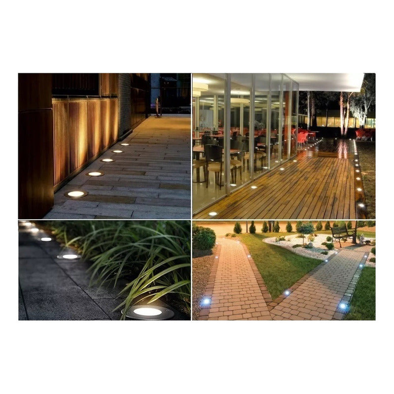 X4 Focos Embutidos Led Focos Embutidos Focos Piso 3 W Exteri