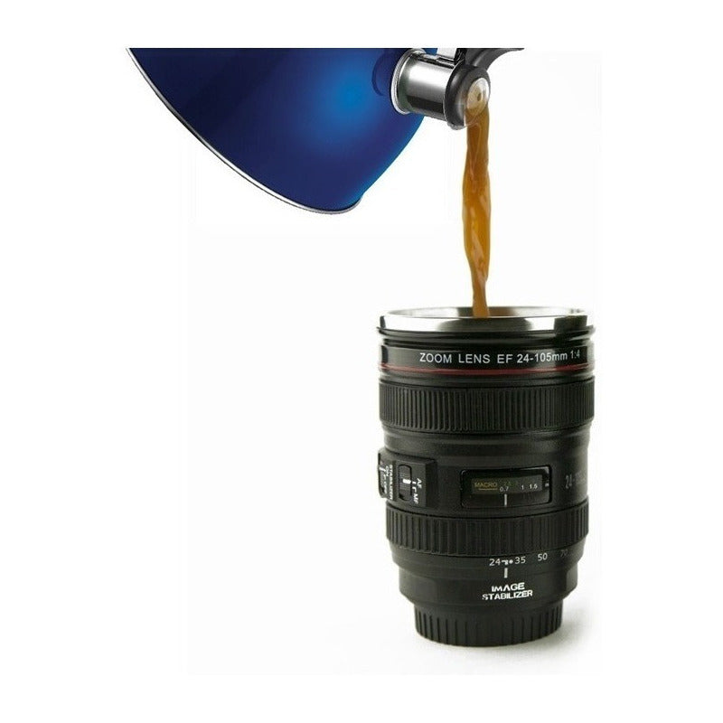 Tazas De Cafe Tazon Tipo Lente De Camara Fotografica Alumini